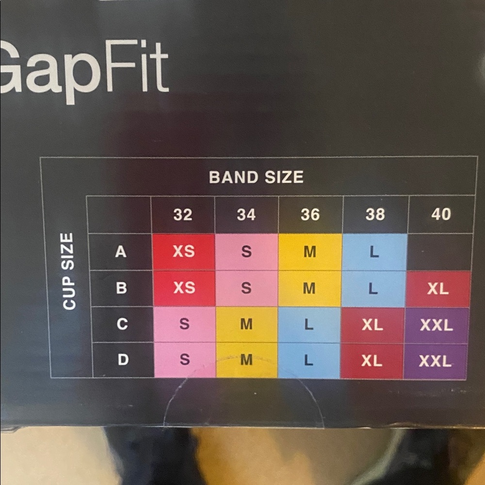 2XL. GAP FIT ACTIVE TANK BRA - Picture 4 of 5